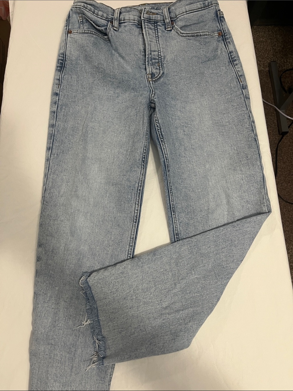 Old Navy Light Blue Straight Leg Jeans